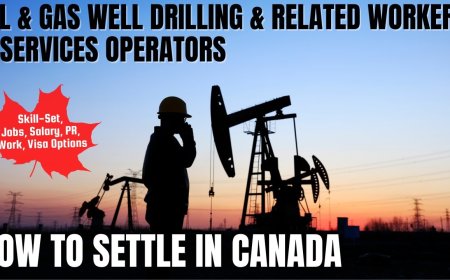 Oil and gas well drilling and related workers and services operators Opportunities in Canada: A Comprehensive Immigration, Salary, and Duties Guide