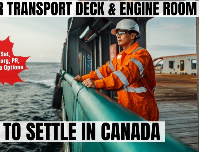 Water transport deck and engine room crew Migration to Canada: A Detailed Guide on Salaries, Professional Responsibilities, and Preferred Locations